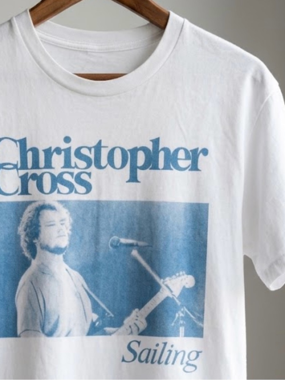 'Sailing' White Graphic T-Shirt - Picture 3 of 3